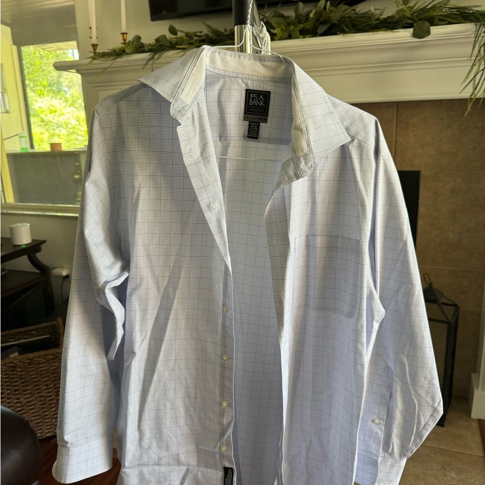 Jos. A. Bank Blue Dress Shirt Classic Design
